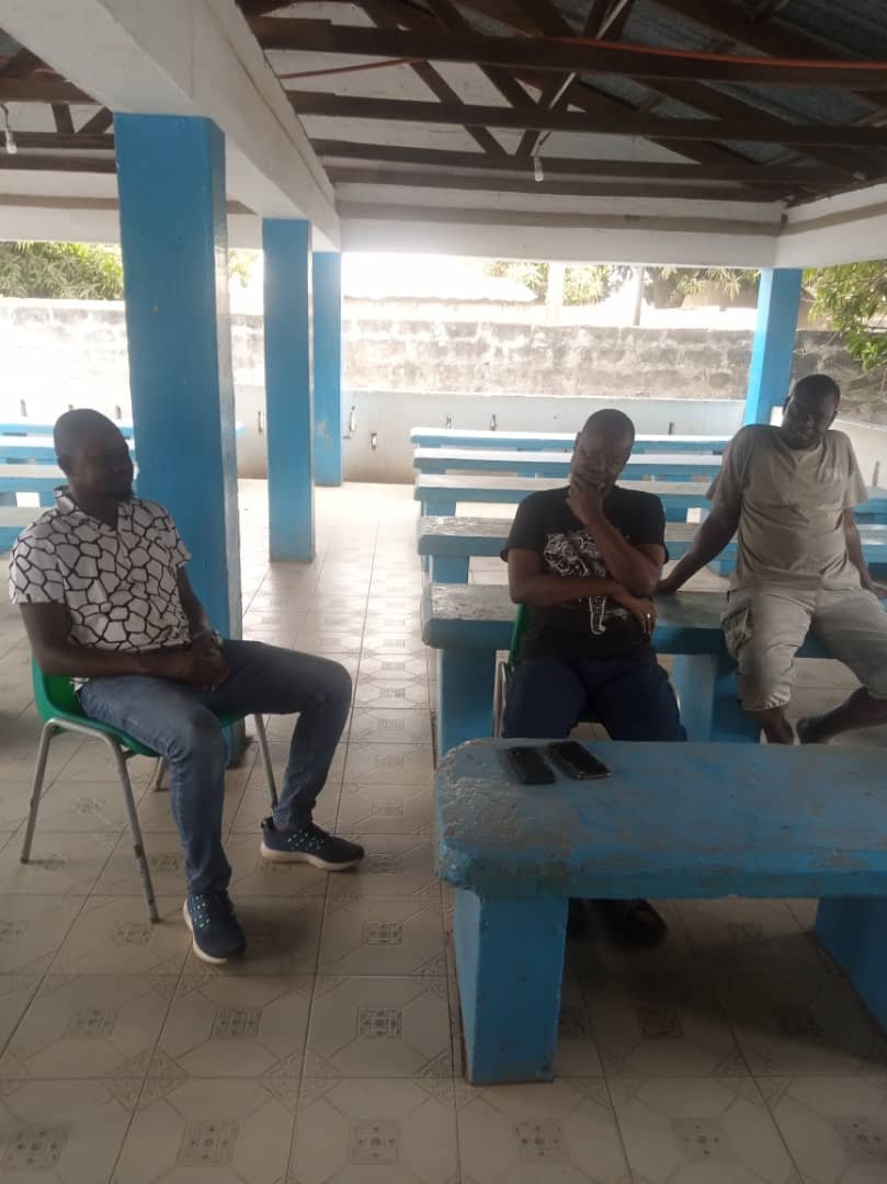 Bwiam Hospital staff audience